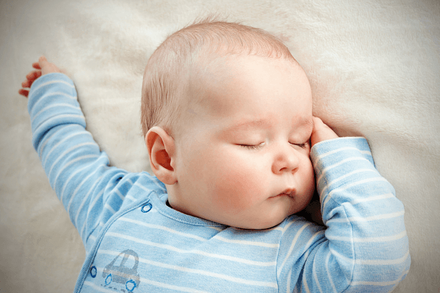 How to put a two-month-old baby to sleep.
