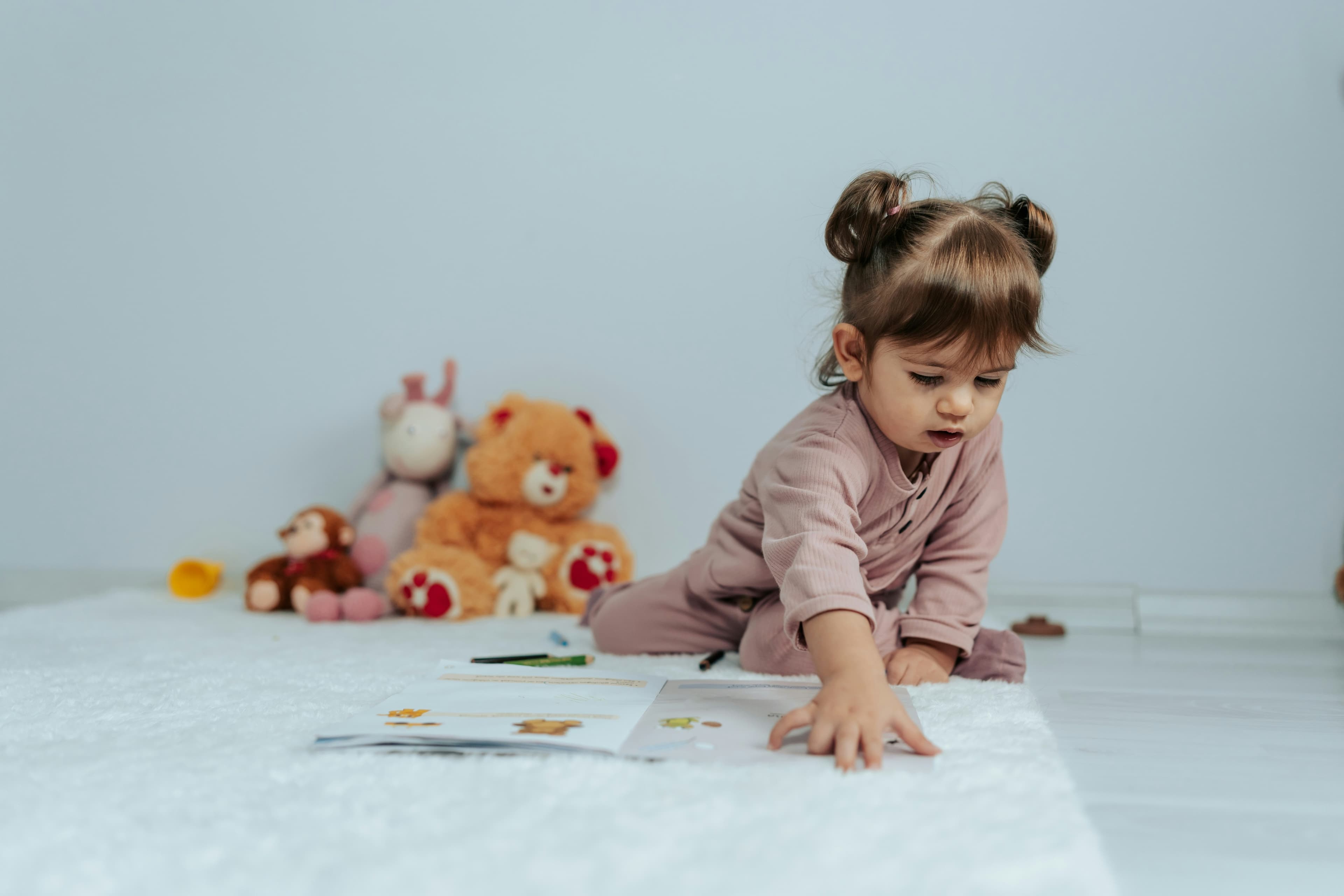 Development of the nervous system in the first year of a child's life.